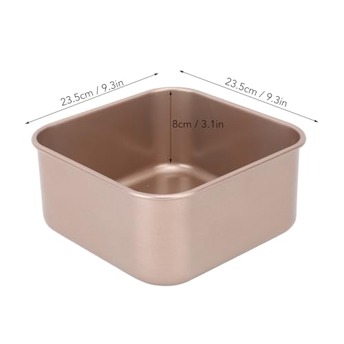 Square Cake Pan, Deep Baking Sheet Non Stick Square Baking Pan Stackable Thickened Carbon Steel Baking Sheet Lightweight Dishwasher Safe For Cake Bread(Extra Large)