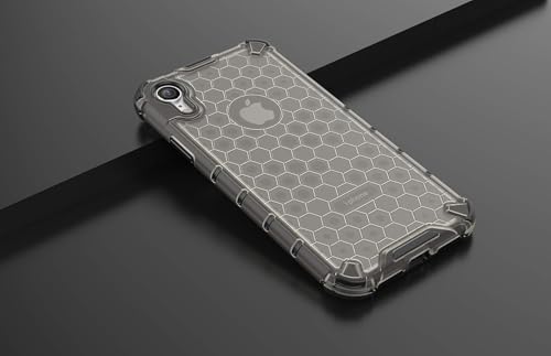 Image of Glasgow Back Case Cover for Apple iPhone XR Shockproof Military Grade Mobile Case Back Cover - Transparent