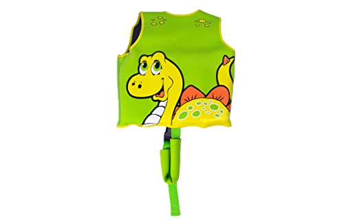 Poolmaster 50567 Learn-to-Swim Dino Kid's Swim Vest, 3-6 Years Old