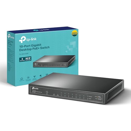 ルーター・ネットワーク機器 TP-Link 10-Port PoE Switch TL-SG1210P TL-SG1210P | 10-Port Gigabit Desktop Switch with 8-Port PoE+