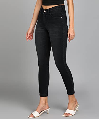 Image of Urbano Fashion Women's Skinny Fit High Rise Jeans