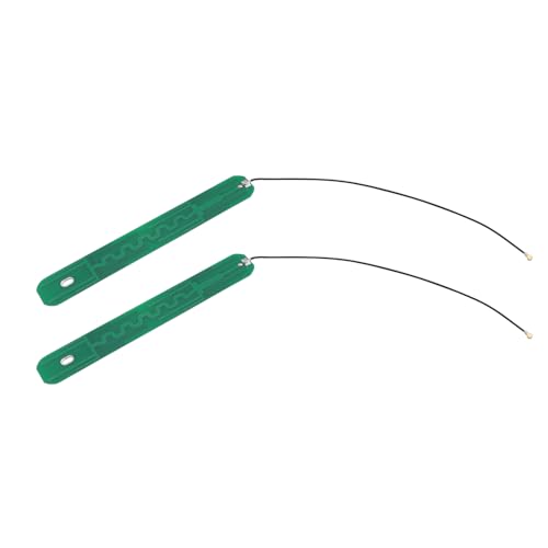 ZCZQC 2PCS 8dBi 2.4GHz 5.8GHz Dual Band WiFi Antenna PCB Internal Antennas with 50cm Cable for Mini PCIe Card