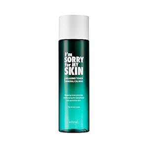 I’m Sorry for My Skin Relaxing Toner – Mineral Calming, Hydrating and Soothing Facial Toner, Korean Skincare for Sensitive and Irritated Skin, 6.76 fl oz (200ml)