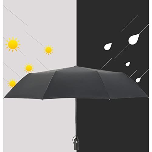 Parapluie de voyage rétractable anti-vent pour sac à dos encombré