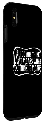 Coque iPhone XS Max I Do Not Think It Means citation cinéma nostalgie - 3