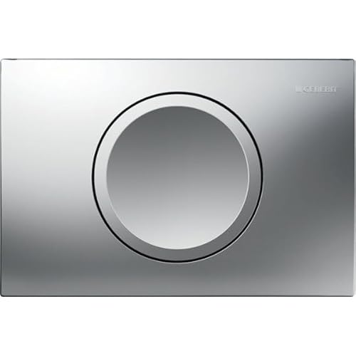Geberit Actuation Plate Delta15 for Flush-Stop-Flush, 115.120.; Color: Chrome Matt