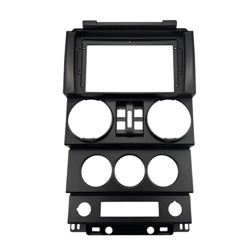 Embellecedor de panel plástico para radio de coche compatible con Wrangler 2008-2010 1