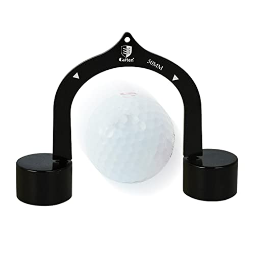 Deevoka Golf Putting Gates Putter Target Golf Training Aid Aluminum Alloy Putter Goal Portable Golf Accessories With Carry Bag Practice Supplies, Black #TOP1