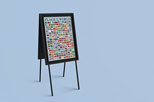 Flags of the World Classroom Reference Chart National Countries Symbol Cool Wall Decor Art Print Poster 30x46