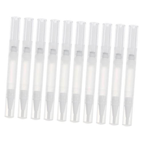 WOONEKY 10 piezas Bolígrafos Vacíos para Manicura Tubos para Líquidos Cosméticos Prácticos y Duraderos para Arte de Uñas Diseño Ligero Fugas para Maquillaje y Viajes