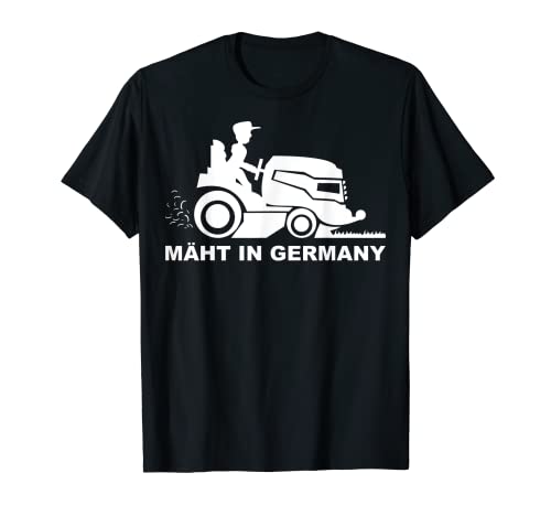 Produktfoto von MÄHT IN GERMANY Rasenmäher Rasenmähen Gärtner Garten Rasen T-Shirt