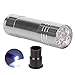 Egg Candler for Chicken Eggs, Incubator Light Chicken Lamp Light LED Cool Candler Candling Checker Lamp for Quail Goose Dark Canary All (Silver)