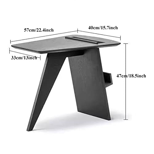 Mesa de centro moderna de madera con revistero para salas estar pequeñas 4