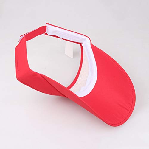 LIOOBO unissex masculino e feminino com viseira de sol ajustável para o verão, chapéu de golfe sem t