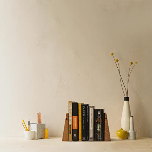Tilisma BOOKENDS With Metal Base, Walnut Tree thumb #6