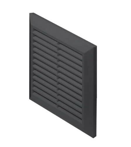 Prostko Ltd Graphite Air Vent Grille 170Mm X 170Mm Fly Screen Wall Ventilation Cover T40gr
