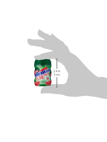 Mentos Pure Fresh Watermelon Chewing Gum Sugar Free 10 Pieces