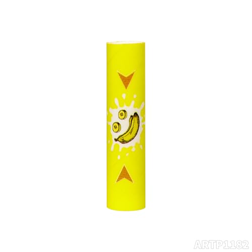 HONEYPUFF Banana Flavored Pop Filters for Rolling Papers, 18 Pcs Flavors Ø7mm Tips