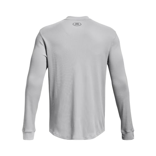 Henley Under Armour gaufré homme gris Mod S