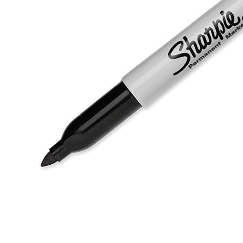 Image of SHARPIE Fine Point Permanent Markers, 1 Black Marker (30101PP) (Pack of 5)
