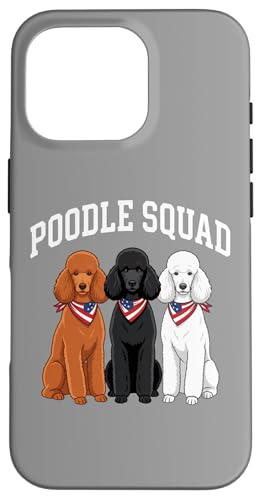Poodle Squad Standard Poodles Fourth of July �X�}�z�P�[�X iPhone 16 Pro �p