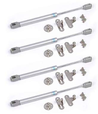Lot de 4 crans de retenue automatiques pour placard de cuisine, armoire, porte hydraulique, support pneumatique pour volet, charnières à ouverture souple Cover