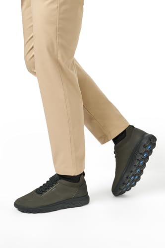 Geox U SPHERICA Baskets pour Homme, Marron, 40 EU, Marron, 40 EU
