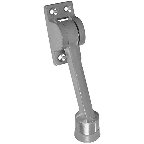 National Hardware S587-580 SP58-7580 Kickdown Door Stops - Solid Brass in Chrome, 4