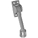 National Hardware S587-580 SP58-7580 Kickdown Door Stops - Solid Brass in Chrome, 4"
