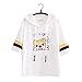 Tasty Life Carino Felpa A Maniche Lunghe Unisex Servizio A Casa Casual Moda Felpa con Cappuccio Anime Nuovo Maglione Allentato Maglione del Fumetto della Peluche (One Size, White1)