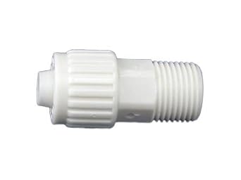 Flair-It 16842 Plastic Male Adapter, 0.5" Size Pack of 10
