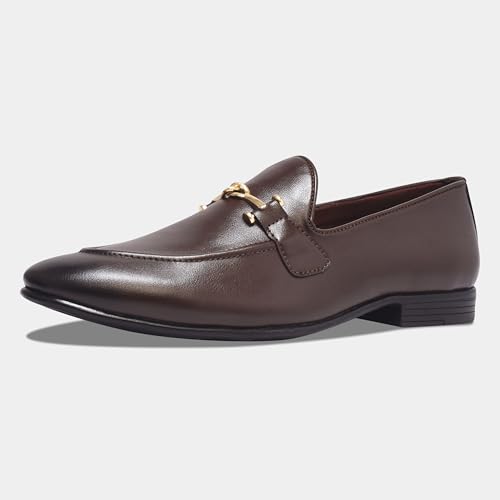 Image of Rosetto Romero Command Classic Dress Penny Loafers For Men