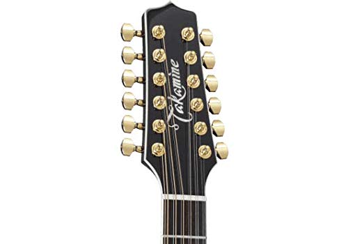 Takamine Pro Series 6 Jumbo Cutaway 12-String Acoustic-Electric Guitar Sunburst #TOP4
