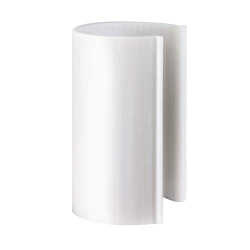 Clamp 2 pulgadas para tubo PVC fijación de canalizaciones blancas bolsa de 8 2