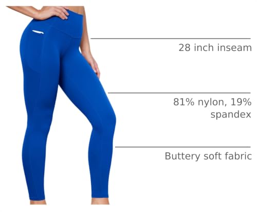 Image of ODODOS Buttery Soft Lounge Yoga Leggings with Pockets for Women 23 inch / 25 inch /28 inch High Waist Yoga Pants