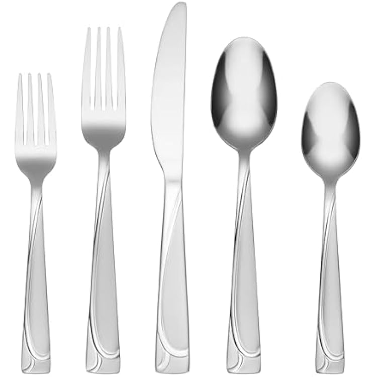 Cambridge 425540CJB2R Mena 40-Piece Flatware Set with Server
