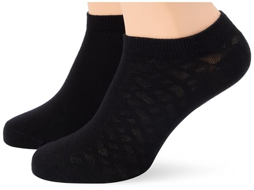 BOSS Women's 2P AS Monogram CC W Ankle Socks, Black1,