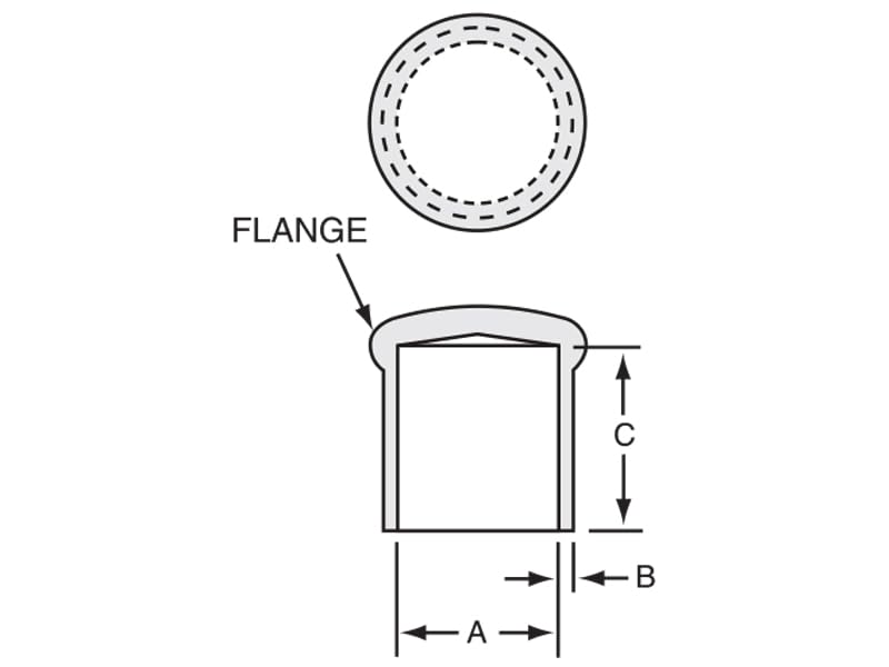 Image of Caplugs VCF-750-16 VCF Series, Black Vinyl Caps with Flanges, Protective Closures, Thread Protectors, Dust and Moisture Seals, Masking, Color Coding, 0.750 inch W x 1.000 inch L, Pack of 40 (99390306)