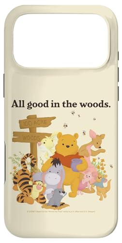 ディズニー くまのプーさん オールグッド・イン・ザ・ウッズ スマホケース iPhone 17 Pro Max 用
