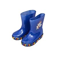 Paw Patrol Boys Wellington Boots - Light Up Kids Wellies for Rainy Days - Waterproof Chase and Marshall Pups Character Footwear for Children (Blue UK 8-EU26)