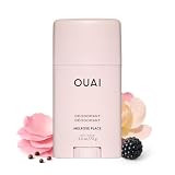 OUAI Desodorante sin aluminio - Desodorante para mujer con control del olor 24 h y aplicación invisible - Con notas de rosa, frutos rojos, lichi y pimienta rosa - Melrose Place (72g)