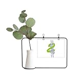 Tamaño: el soporte de marco de fotos de hierro es de 25 x 17 cm (largo x ancho). El jarrón mide 10 cm de altura. La postal mide 14,6 x 9,8 cm (largo x ancho)