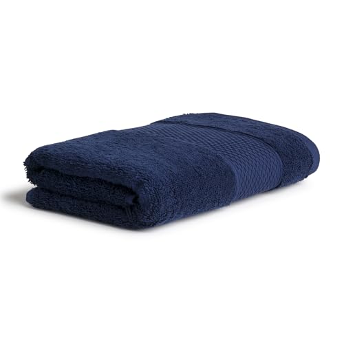 Möve Pure Luxury Handtuch 50 x 100 cm aus 100% Ägyptischer Baumwolle, deep sea