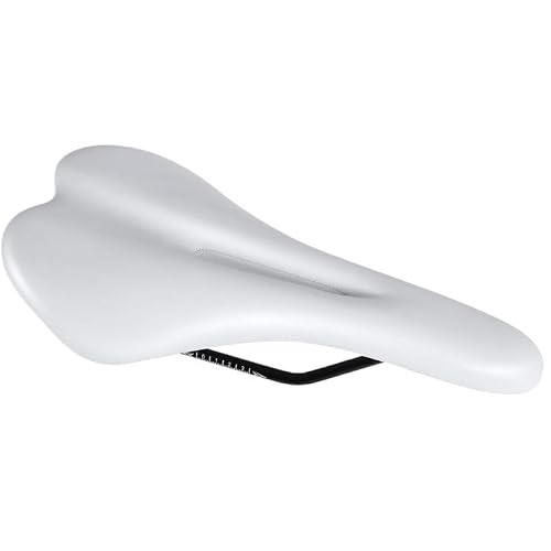 VFdthR Bike Seat Bicycle Saddle Padded Road Bike City And MTB(White Hollow)