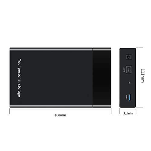 Caja Externa Disco Duro SATA III a USB 3.0 2.5" y 3.5" miniatura 6