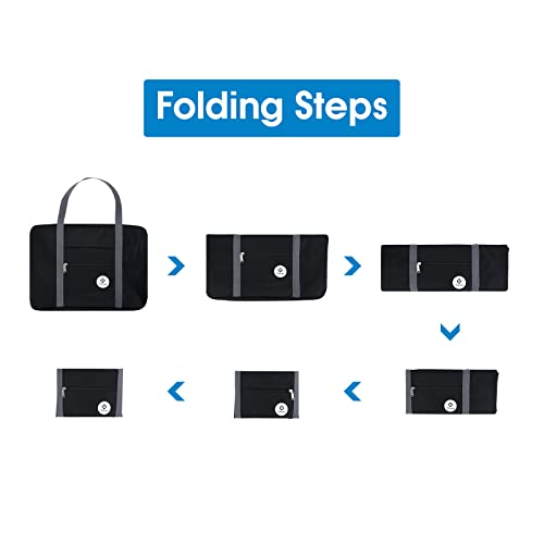 For Spirit Airlines Personal Item Bag 18x14x8 Foldable Travel Duffel Bag Tote Carry on Luggage Duffle Overnight for Women and Men