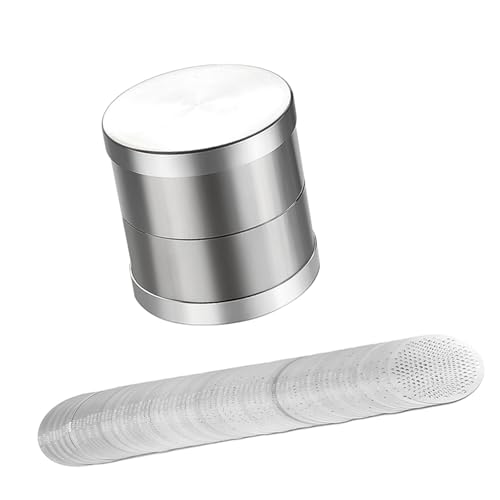 Herramienta compacta de joyería de acero inoxidable con capacidad de tamizado de diamantes de alta precisión para gemólogos y artesanos, tamiz de diamantes de acero inoxidable