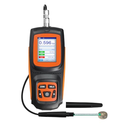Medidor Gauss Recargable con Sonda Hall ±1% Precisión