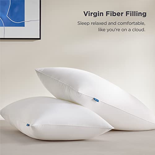 Bedsure Standard Pillows Dorm Bedding - Bed Pillows For Sleeping Hotel Quality, Firm Standard Pillows 2 Pack, Supportive Down Alternative Pillow For Side And Back Sleeper #TOP4