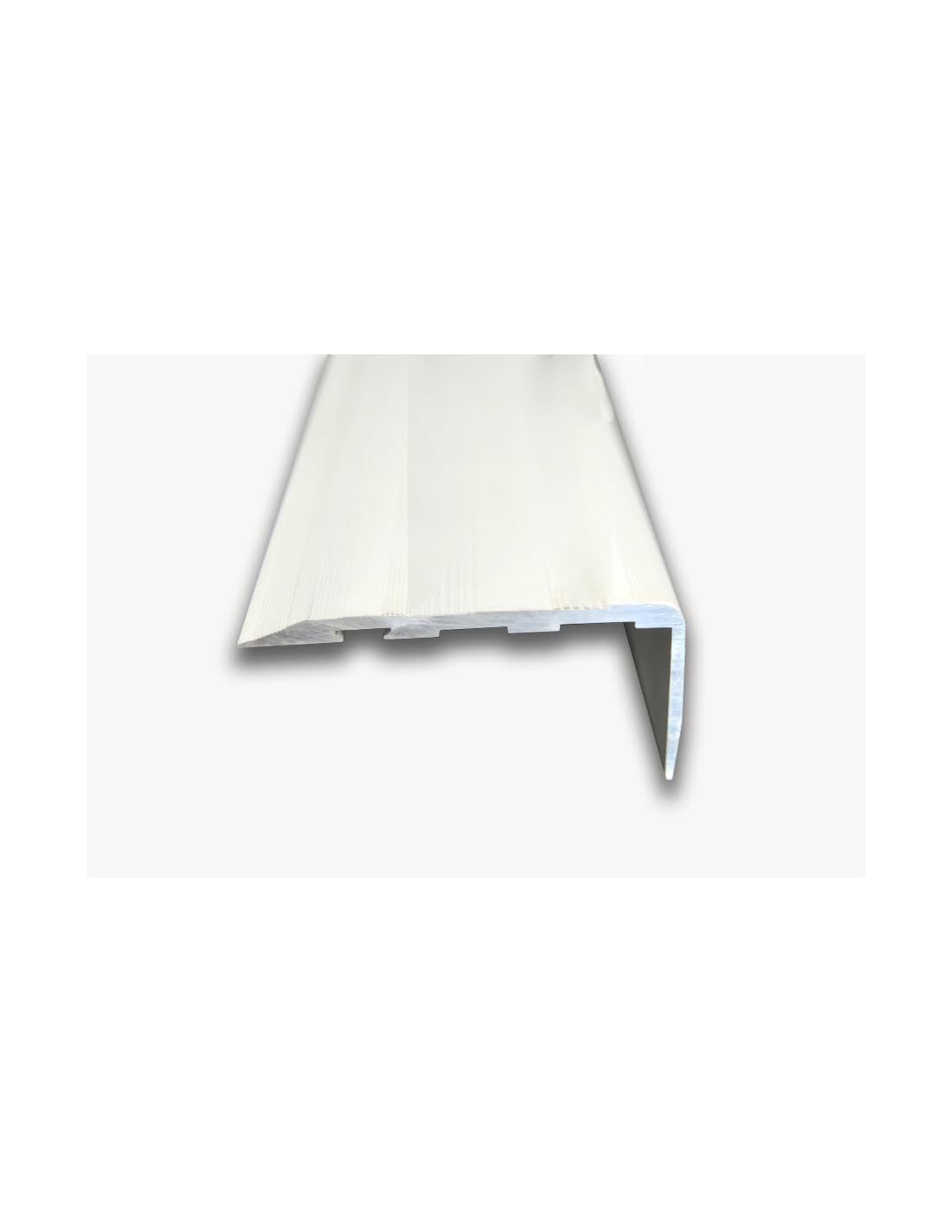 JARDIN202 - JARDIN202 - Pack 10 unds. Cantonera Aluminio 60mm - Sin antideslizante - Adhesivo | 21mm alt. 50mm anch. 2m larg. () | 21mm alt. 50mm anch. 2m larg.
